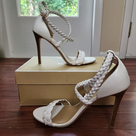 Michael Michael Kors White Astrid Wrapped Sandal 9.5 NIB - Picture 3 of 12